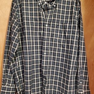 Men's Blue Nautica Long sleeve button up shirt